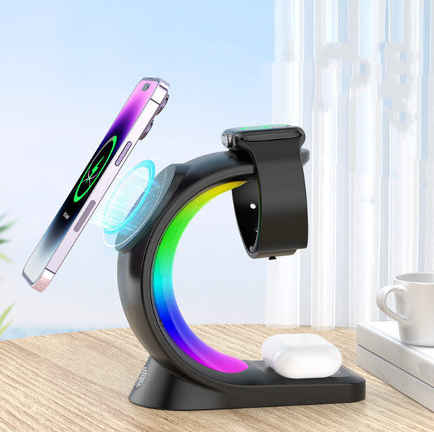 4 In 1 Magnetic Wireless Charger By Julier